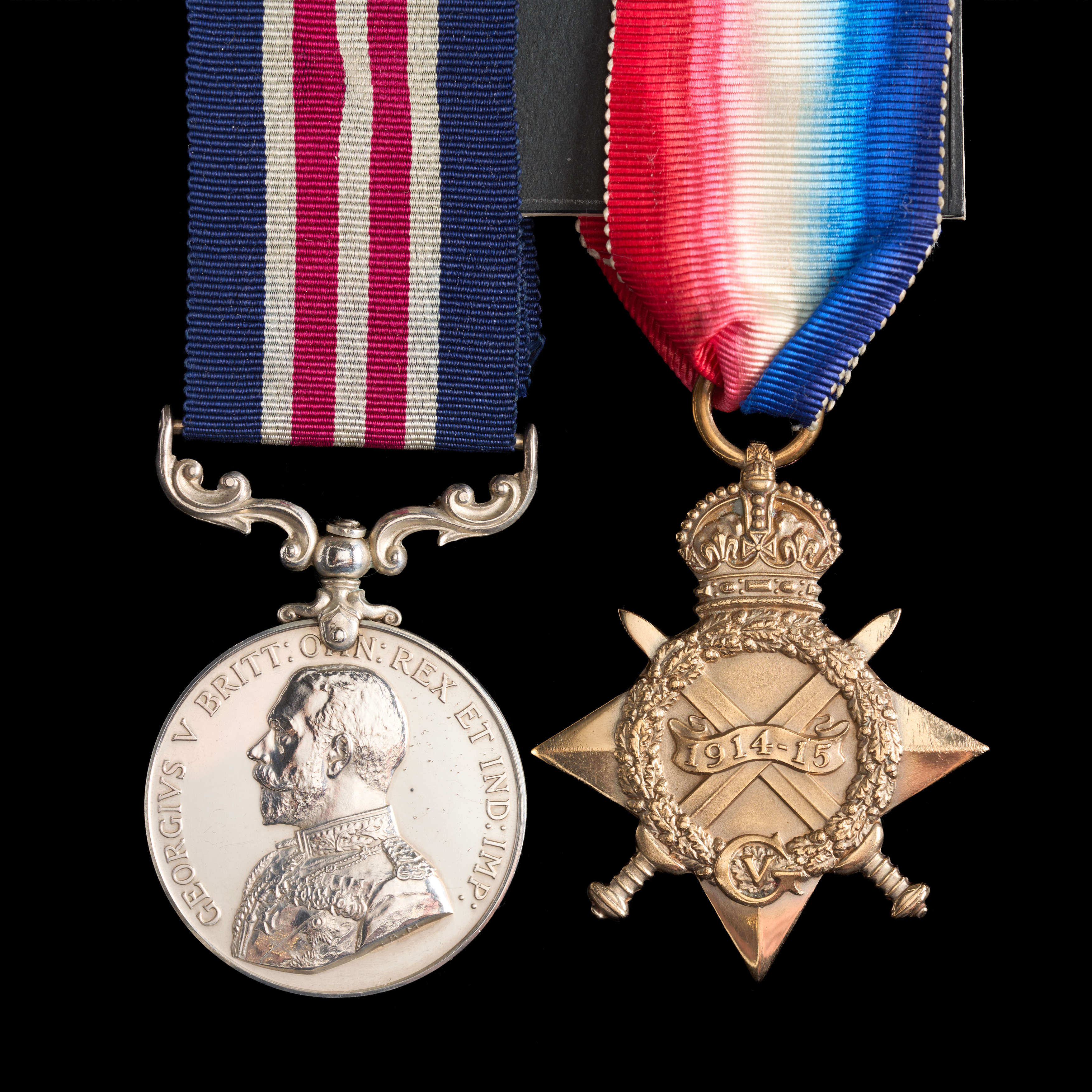 Albert Johnson : (L to R) Military Medal; 1914 -15 Star
